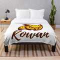 Rowan University custom plush college blanket