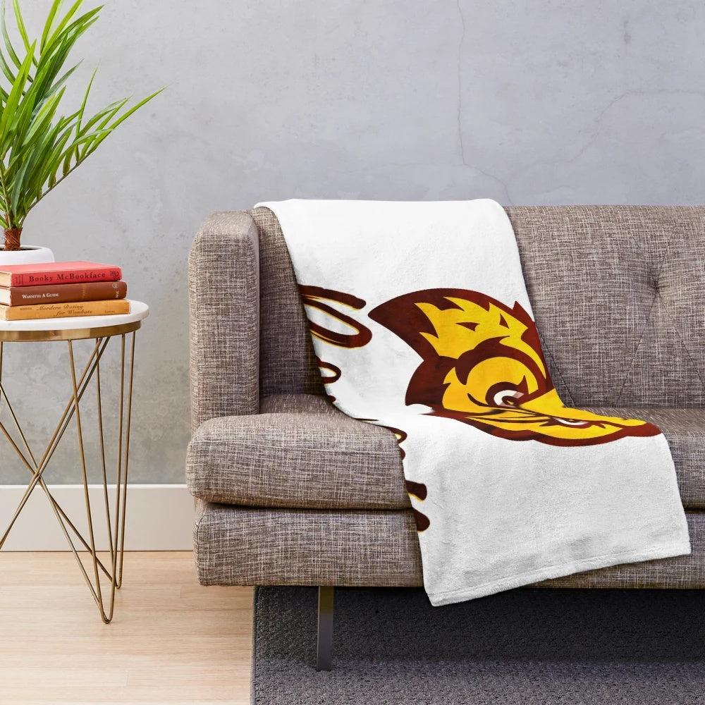 Rowan University custom plush college blanket