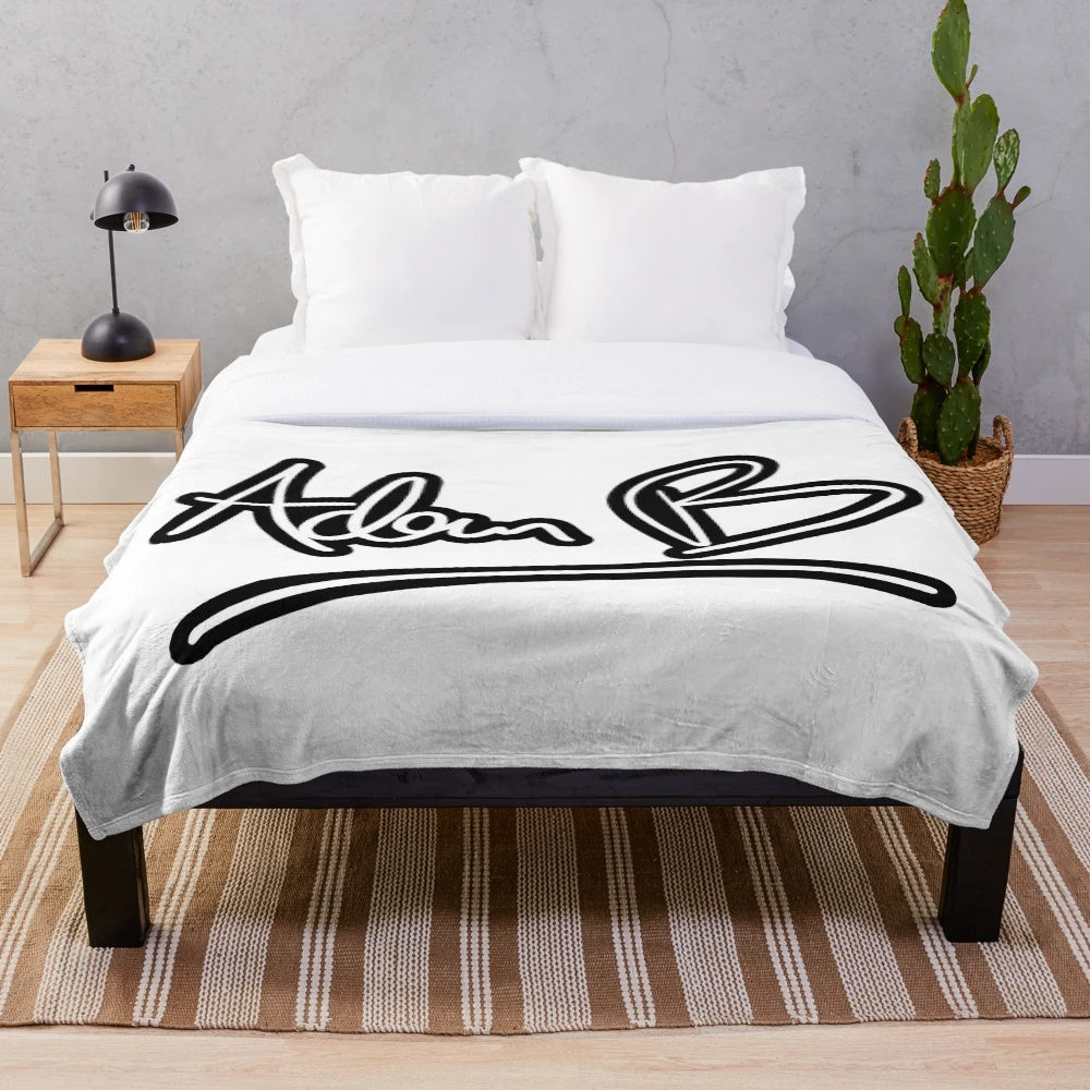 Adamb Logo Plush Blanket