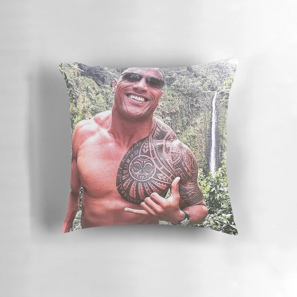 Dwayne Johnson Pillow - Comfortable and Unique Celebrity Pillow