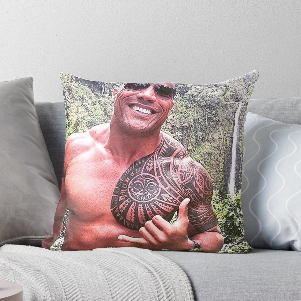 Dwayne Johnson Pillow - Comfortable and Unique Celebrity Pillow
