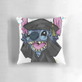 Graduation Stitch Throw Pillow with Diploma Design