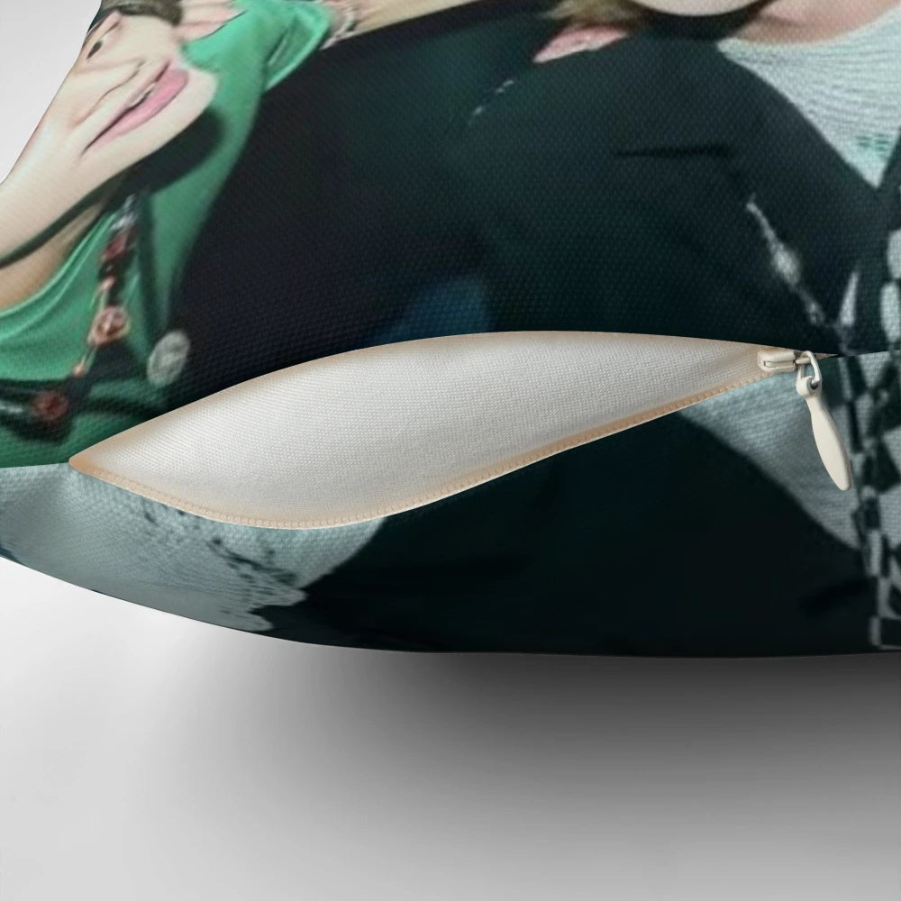 A comfortable and customizable k-pop fan pillow featuring the Stray Kids logo and design.