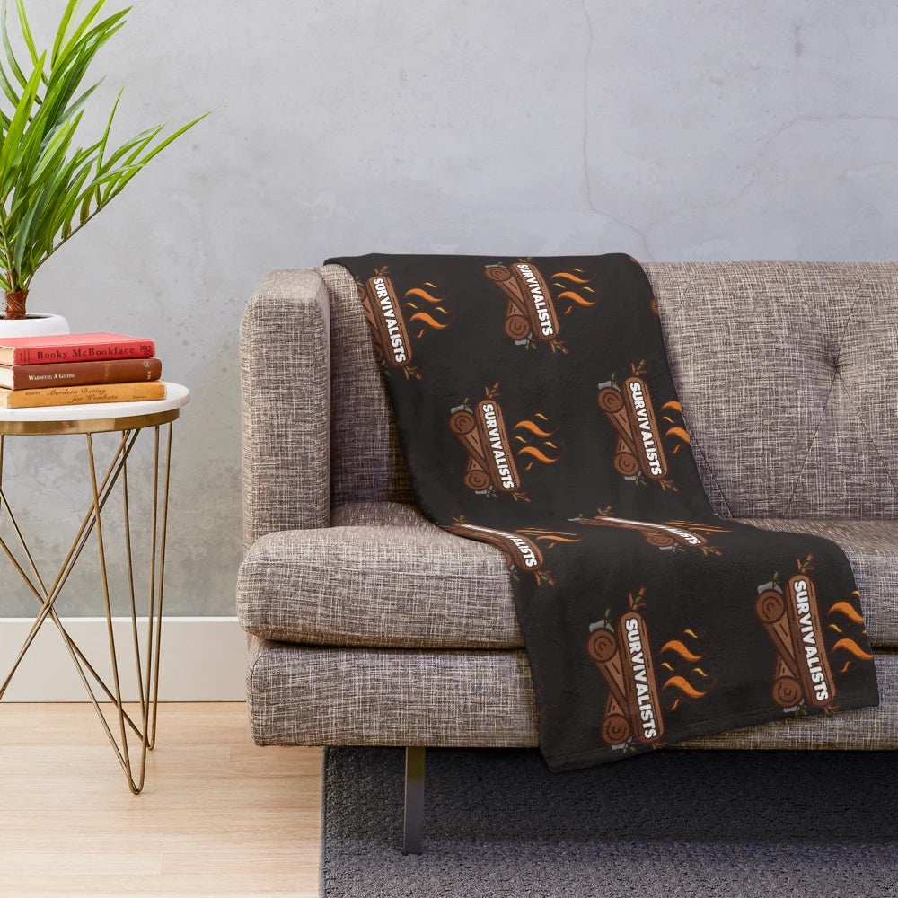 Customizable logo designs plush blanket
