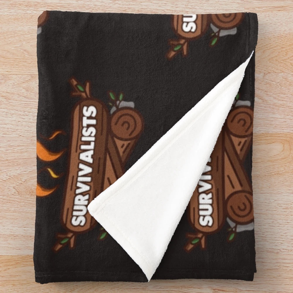 Customizable logo designs plush blanket