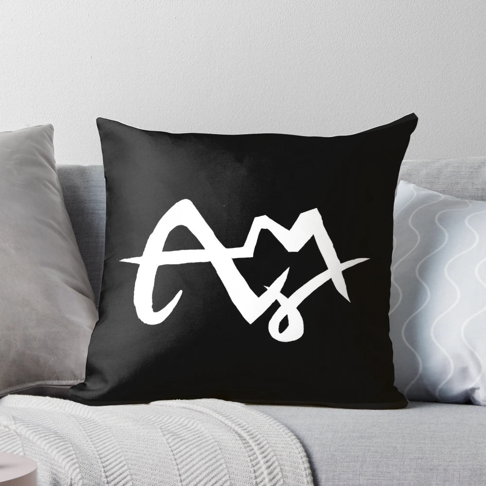 Mark Art Logo #1 Pillow with a minimalist design