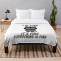Soft and cozy plush blanket with various customizable patterns and designs