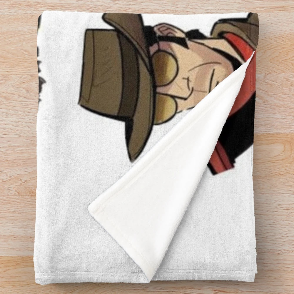 Team Fortress 2 inspired plush blanket with various classes