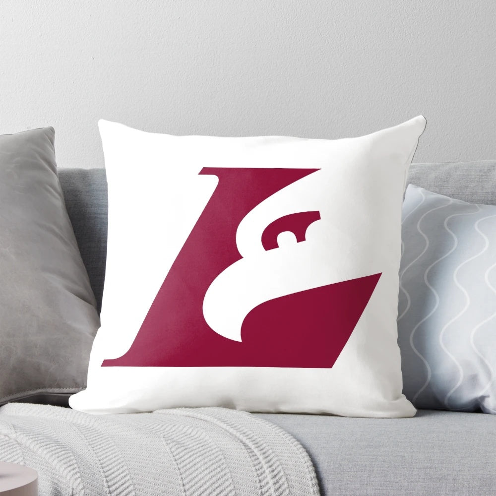 Comfortable pillow featuring the University of Wisconsin-La Crosse Eagles logo and mascot