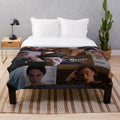 Customized plush blanket featuring Marcus Baker from the Netflix series Ginny and Georgia