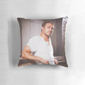 A high-quality pillow featuring the character Kelly Severide from the popular TV show Chicago Fire.