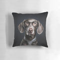 A cozy and stylish weimaraner-themed pillow perfect for any home.