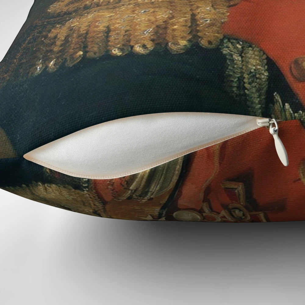 Custom chuck norris portrait pillow with photoshop-style image