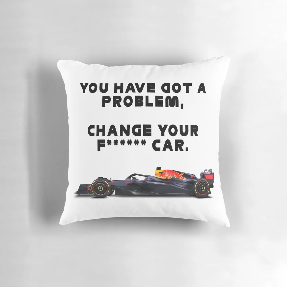 Formula 1 Inspired Pillow with Motorsports Themes