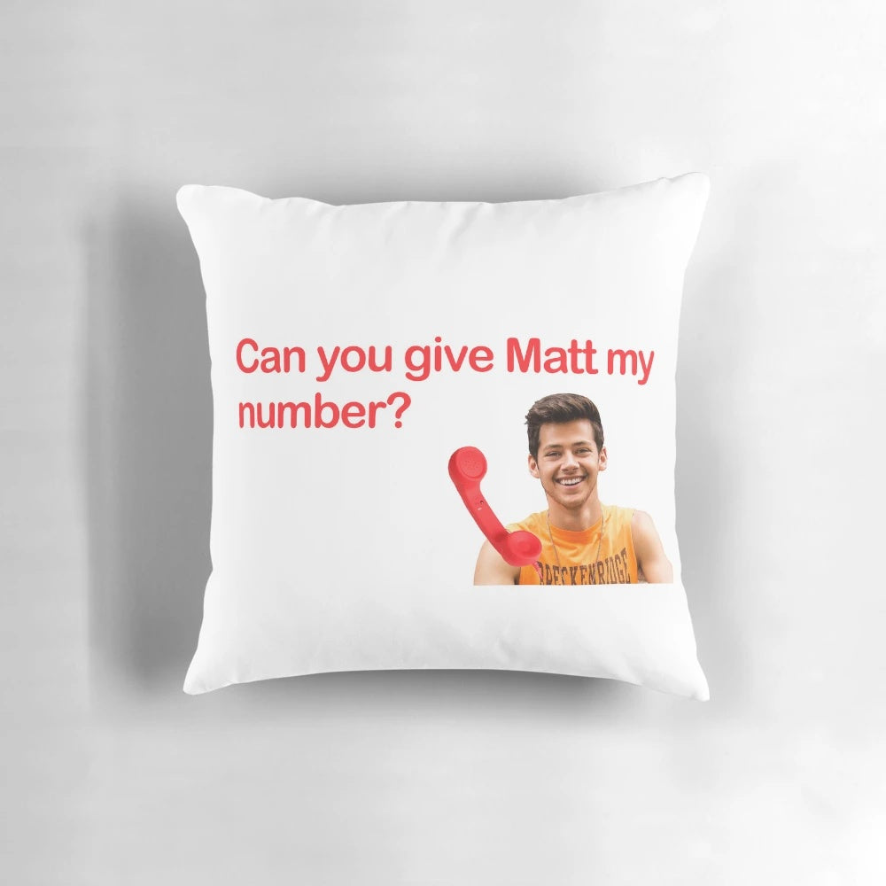 Matt Cornett Shirt Pillow - Soft, Decorative Pillow for Home Decor
