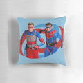 Customized Henry Danger inspired throw pillow with hero logo design