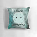 Moopsy the cute alien monster pillow with dark text