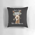 Soft and cozy alpaca-themed pillow for alpaca lovers