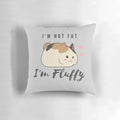 Soft and cuddly fat cat plush pillow, inspired by the popular FFXIV game character