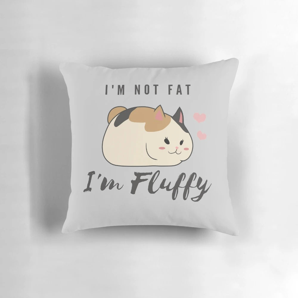 Soft and cuddly fat cat plush pillow, inspired by the popular FFXIV game character
