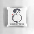Soft and cuddly Helluva Boss Loona pillow featuring a cute wolf-like character with a fluffy butt.