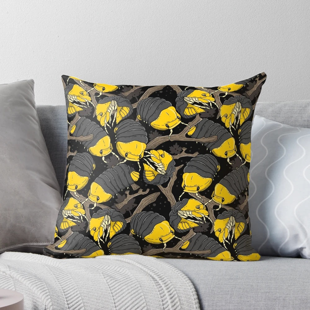 Soft and snuggly isopod rubber ducky pillow, perfect for pet isopod owners