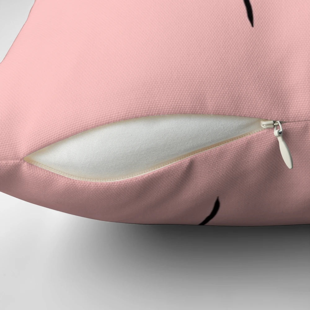 Soft plush heart-shaped pillow in a cute Korean design, perfect for kpop fans and bedroom decor
