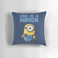 Colorful minion character drawing printed on a soft, comfortable pillow