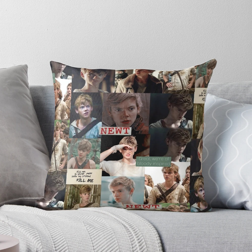 Soft and cuddly Newt plush pillow from the popular Maze Runner movie franchise