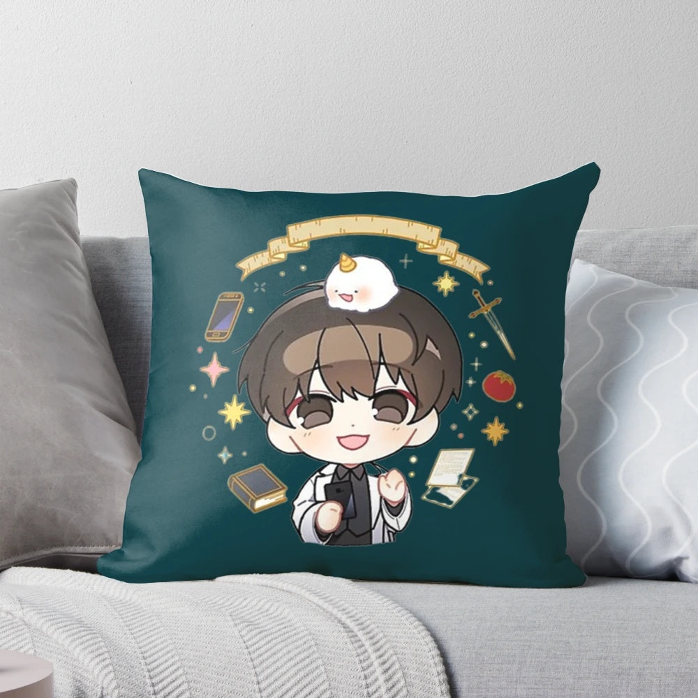 Soft and adorable omniscient readers viewpoint characters pillow featuring cute characters from the popular webtoon
