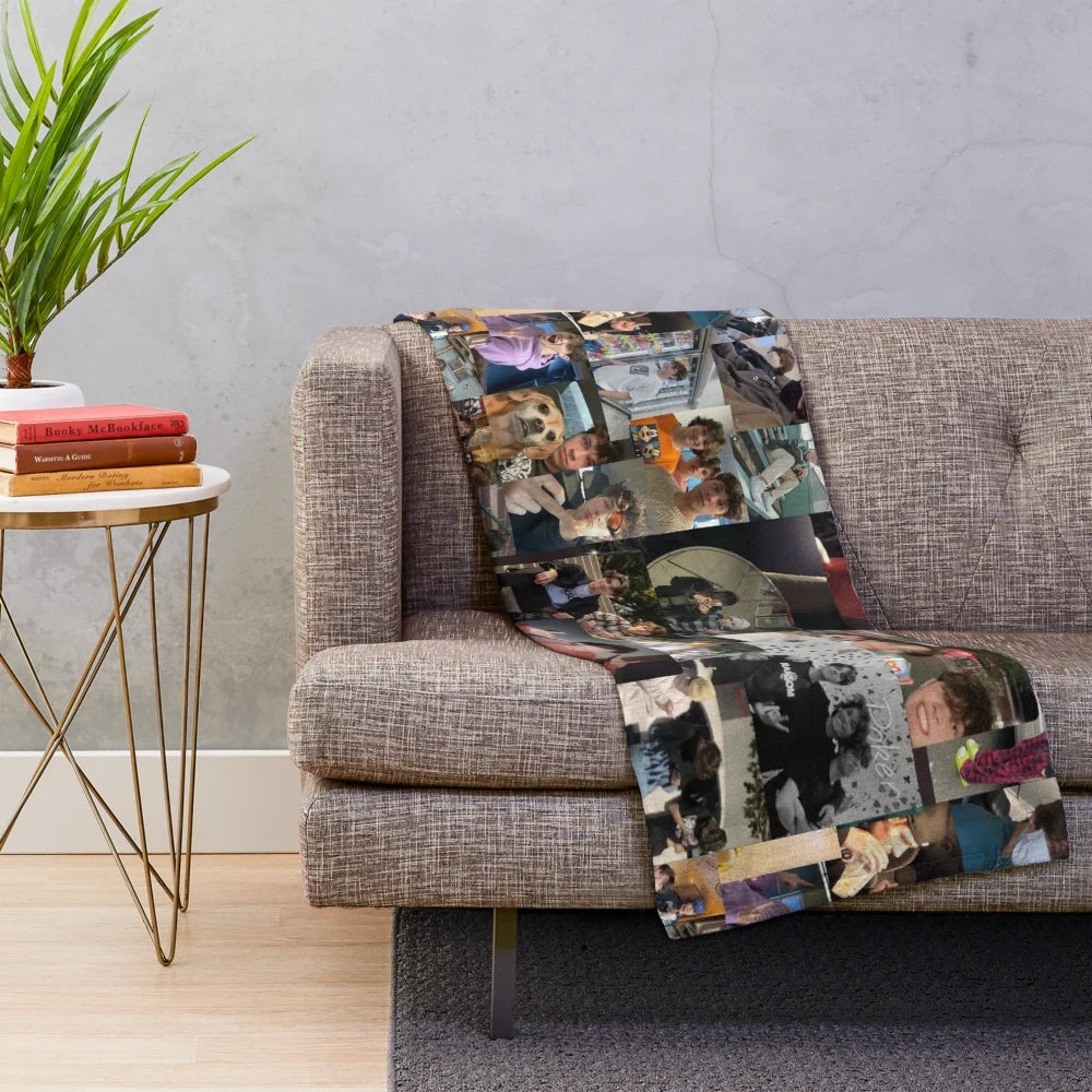 Sturniolo Triplets Inspired Plush Blanket with Cute Collage Design