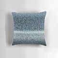 A static, glitchy, futuristic-looking pillow with a cyberpunk and vaporwave aesthetic, perfect for tech-savvy decor.