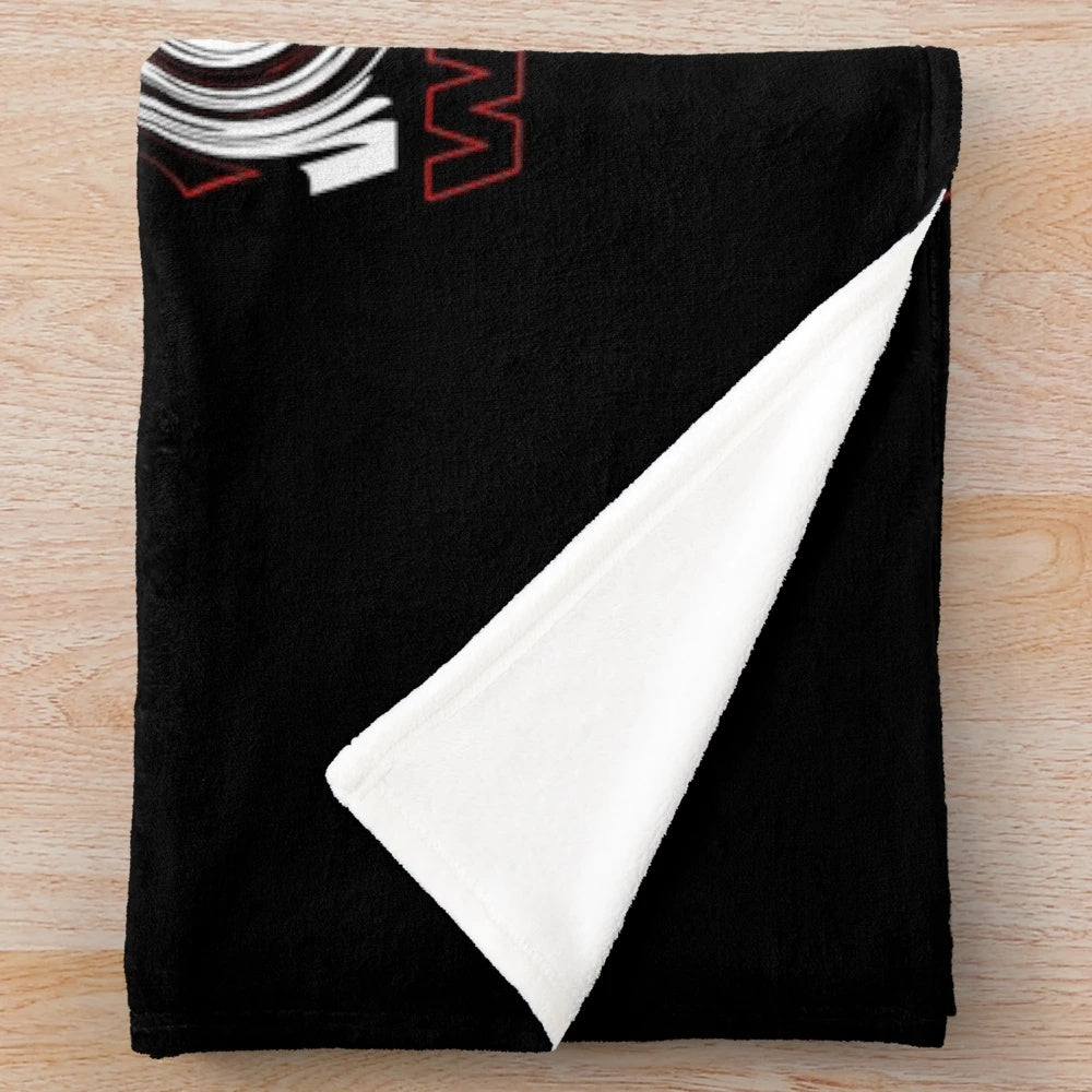 Plush blanket with Wout Van Aert's cycling jersey design from the Omloop Het Nieuwsblad 2022 race