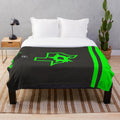 Dallas Stars inspired jersey throw blanket with plush and cozy design