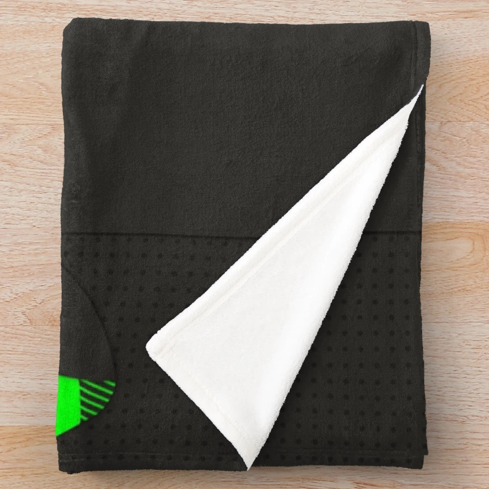 Dallas Stars inspired jersey throw blanket with plush and cozy design