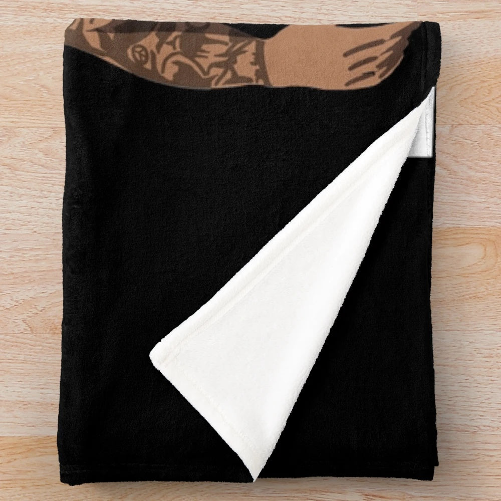 Damian Lillard inspired plush basketball blanket