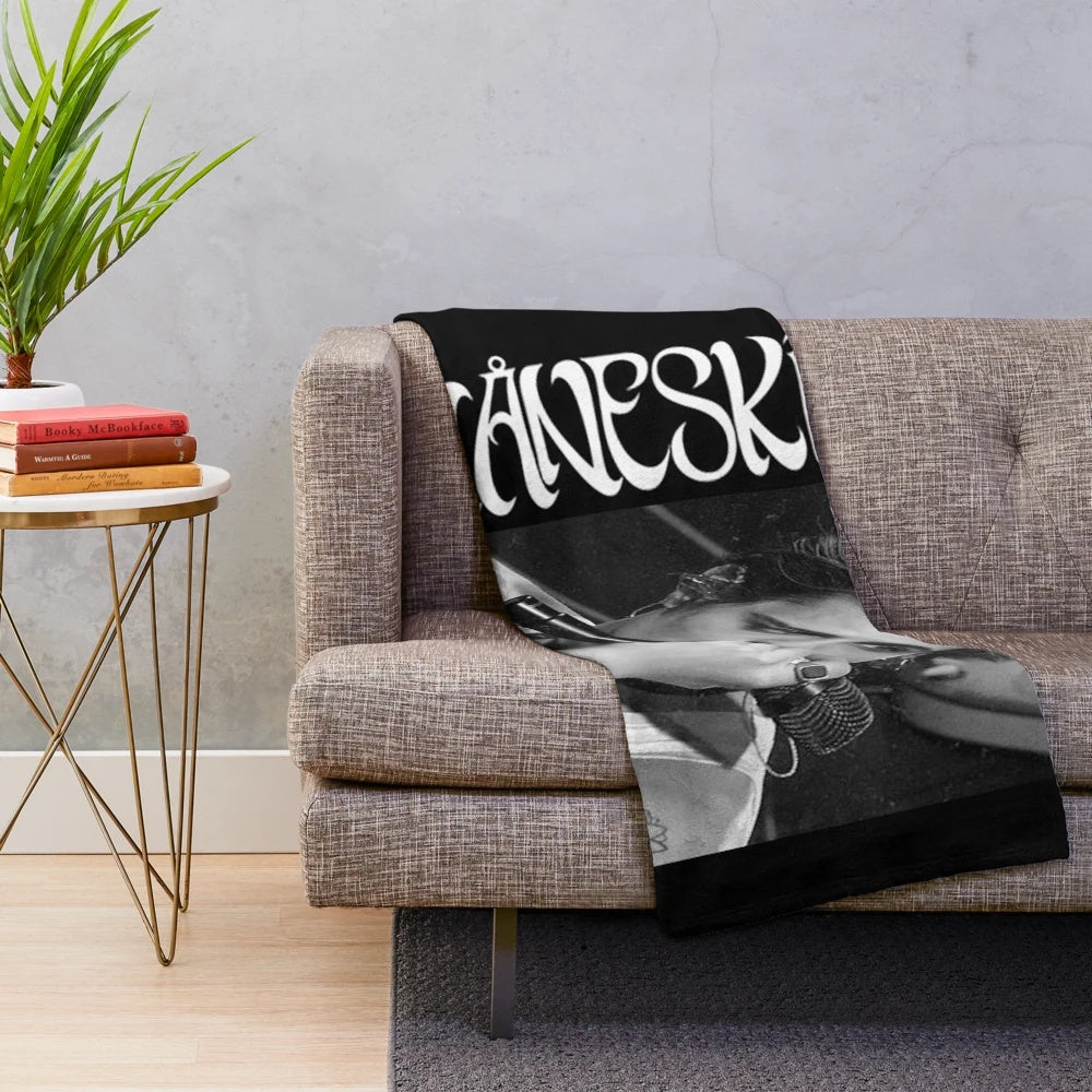 Damiano David Maneskin Inspired Plush Blanket
