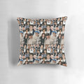 Damon Salvatore inspired collage design printed on a soft, high-quality pillow