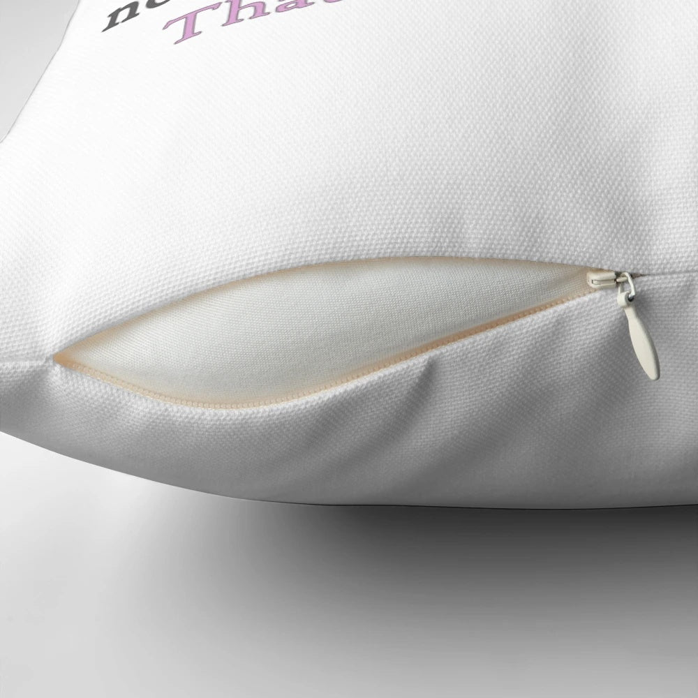 A decorative pillow featuring a quote from the Hunger Games movie with an image of a dandelion.