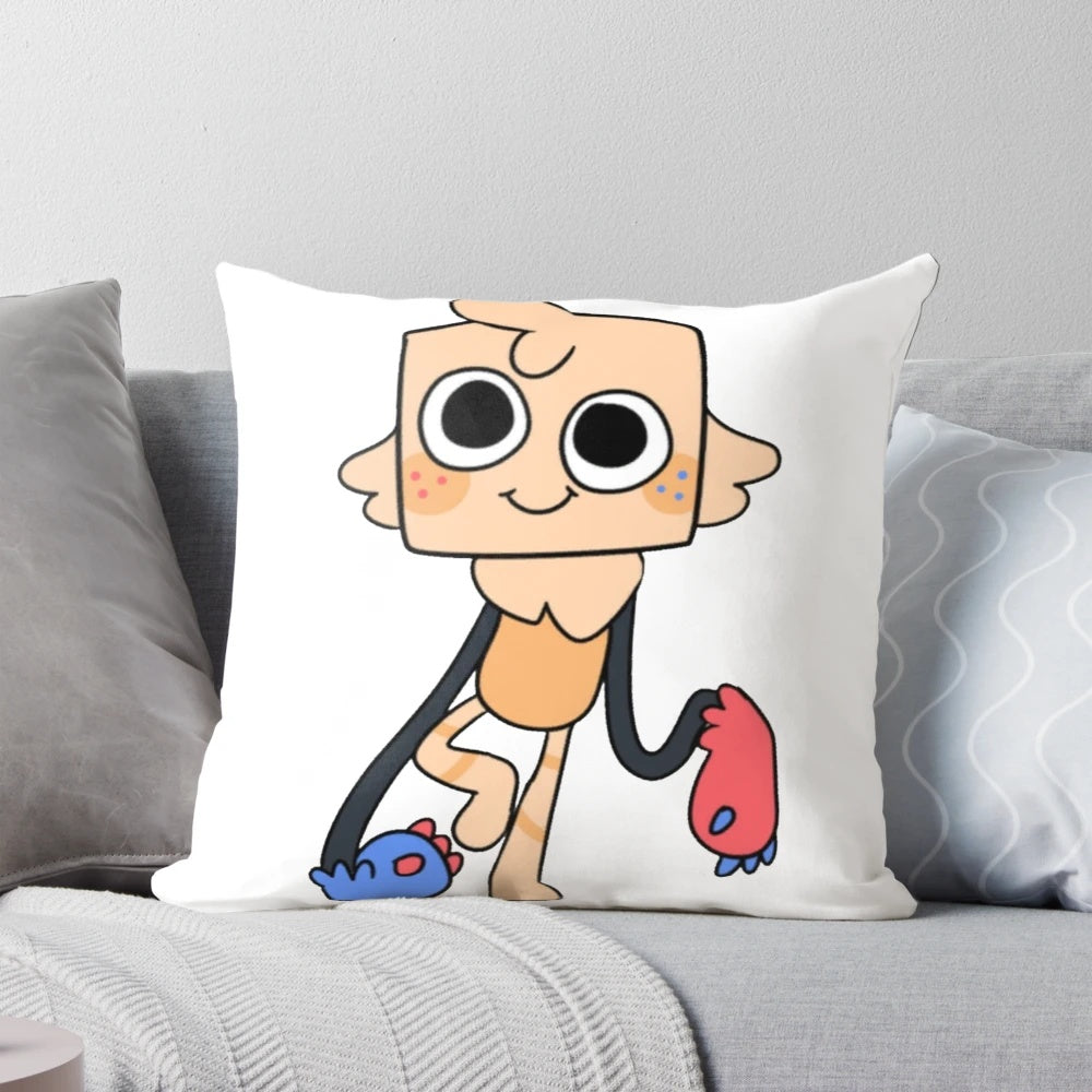Dandy's World Goob Plush Pillow, a soft and cozy bedroom accessory for your home decor.