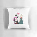 Sonia and Gundham from Danganronpa 2 on a colorful, high-quality pillow