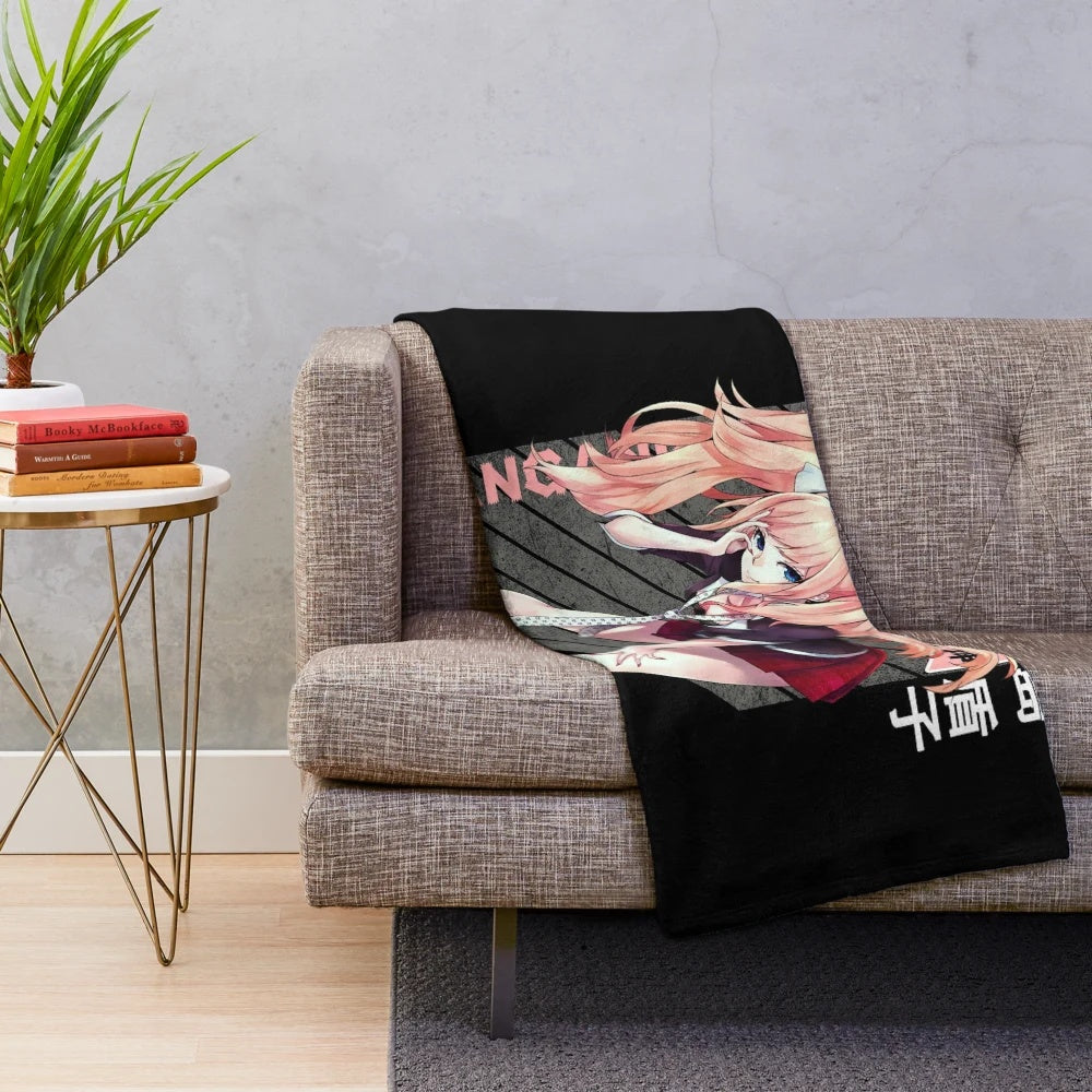 Danganronpa Junko Enoshima inspired plush blanket