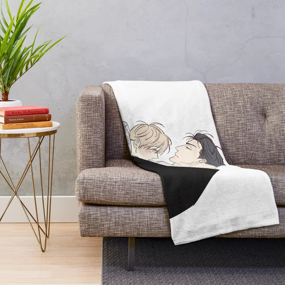 Plush blanket inspired by the popular anime and manga "Dangerous Convenience Store