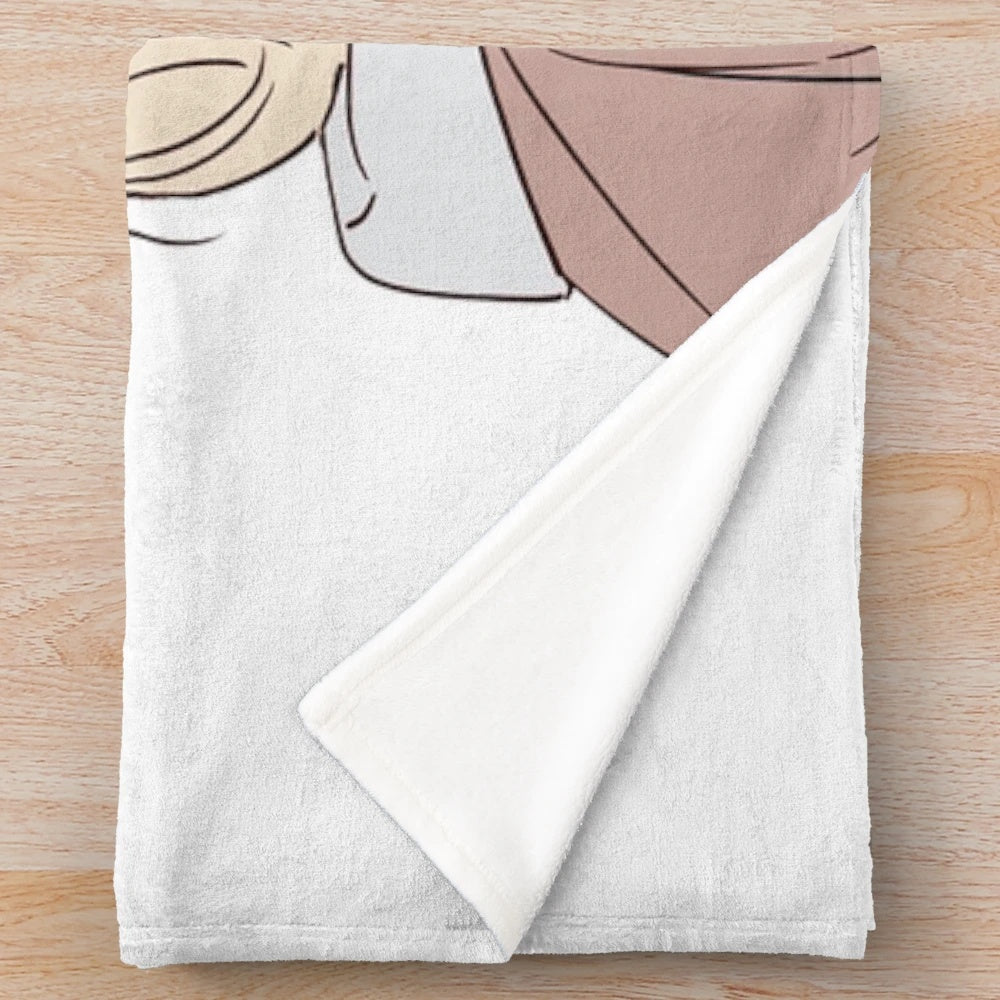 Plush blanket inspired by the popular anime and manga "Dangerous Convenience Store