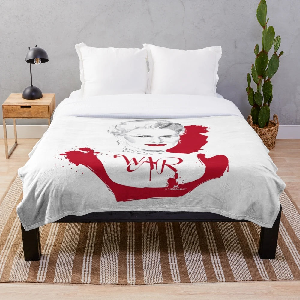Dangerous Plush Blanket featuring art inspired by classic Hollywood movie