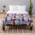Daniel Jones inspired New York football plush blanket for sports fans