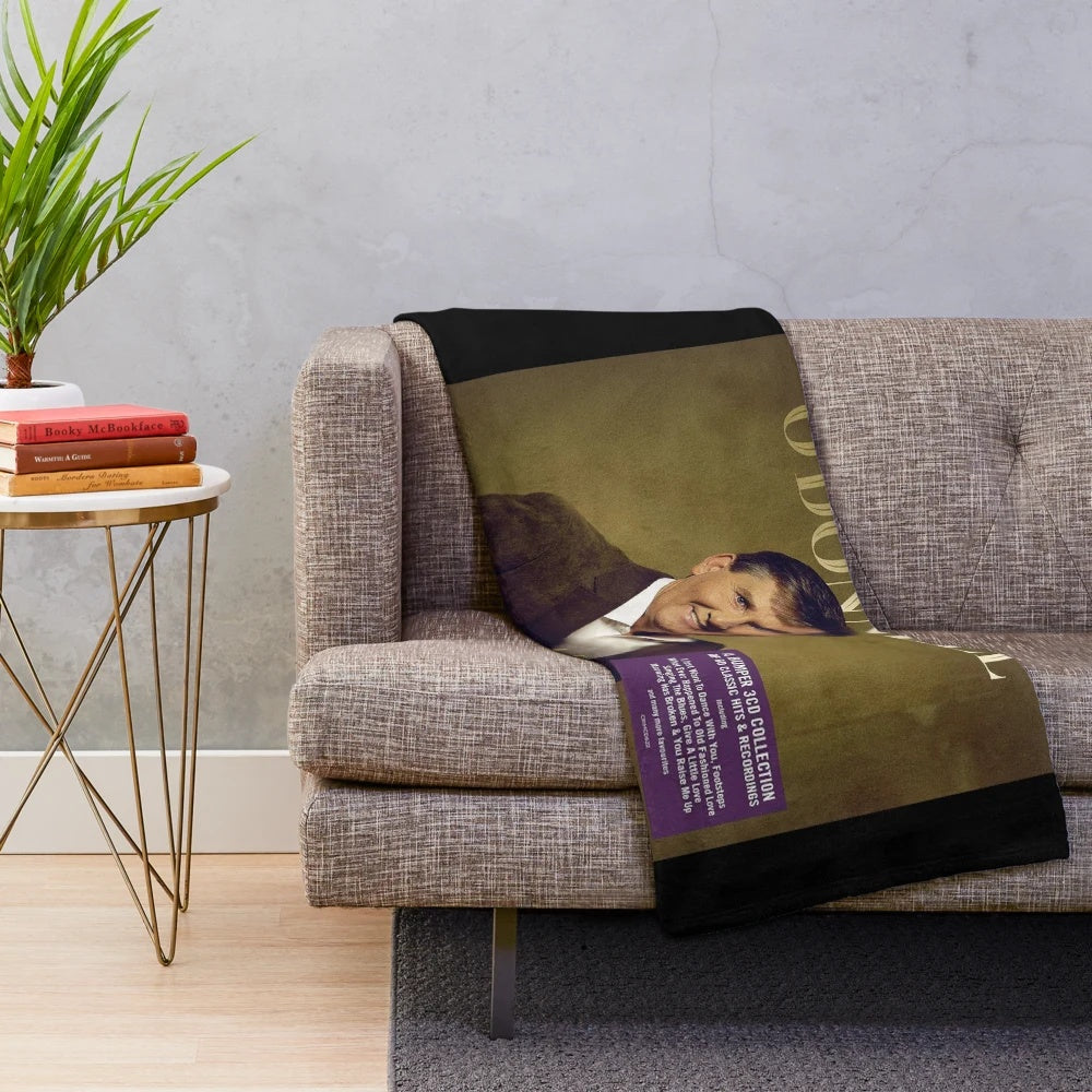 Daniel O'Donnell Inspired Plush Blanket featuring the Gold Collection album cover art