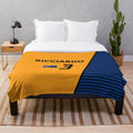 Daniel Ricciardo inspired plush blanket for F1 racing fans