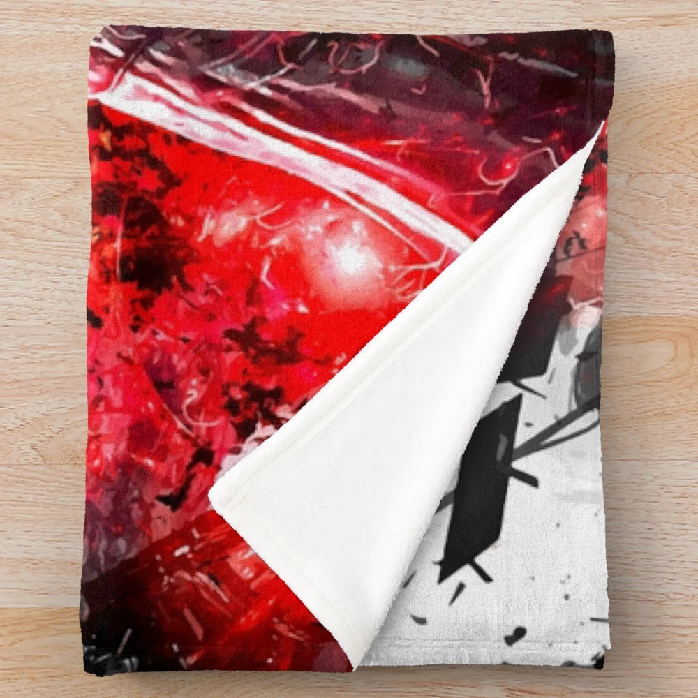 Soft, cozy plush blanket featuring Dante from the video game Devil May Cry 5