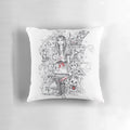 Dark fantasy 'Wonderland Shattered' throw pillow inspired by Alice: Madness Returns